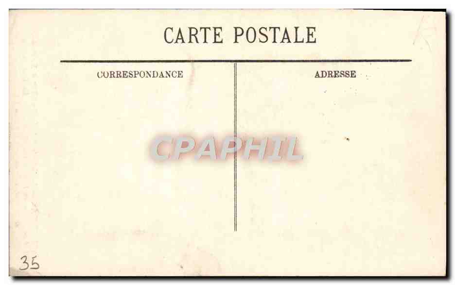CPA Tours La Cathedrale Saint Gatien  — Rückseite