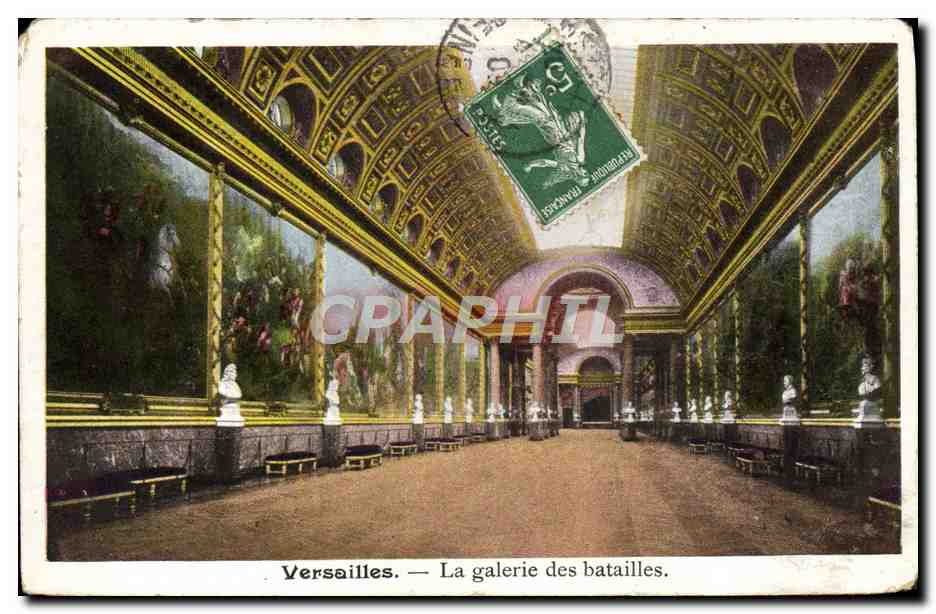 CPA Versailles La Galerie des Batailles