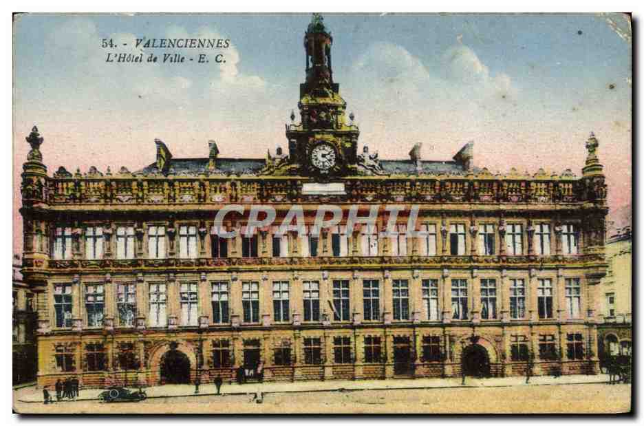 CPA Valenciennes L'Hotel de Ville