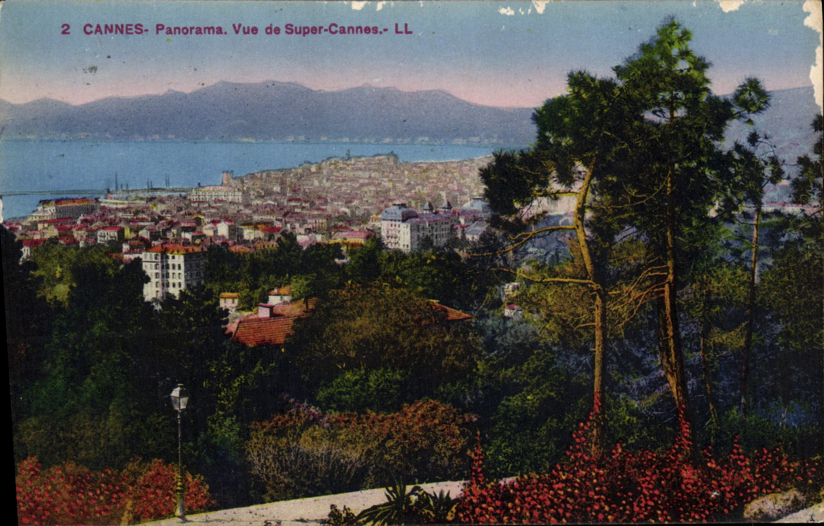 CPA Cannes Panorama Vue de Super Cannes