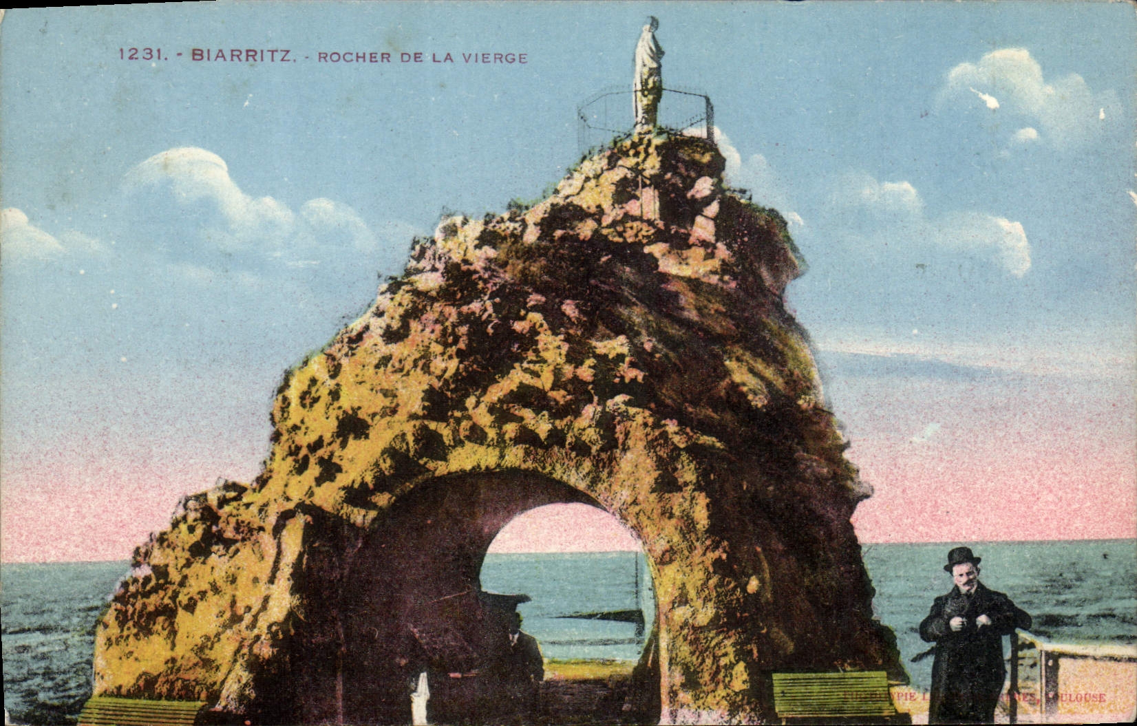 CPA Biarritz Rocher De La Vierge