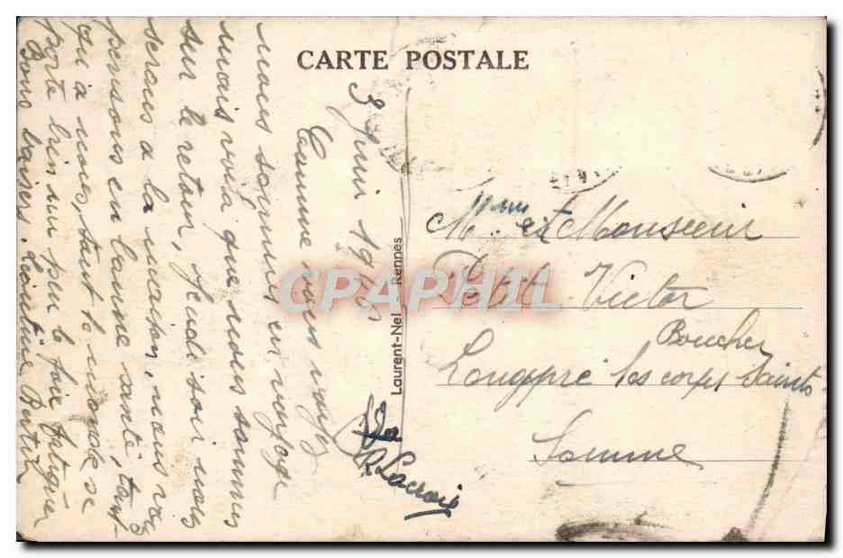 CPA Saint Malo Le Casino et la Grande Plage — Rückseite