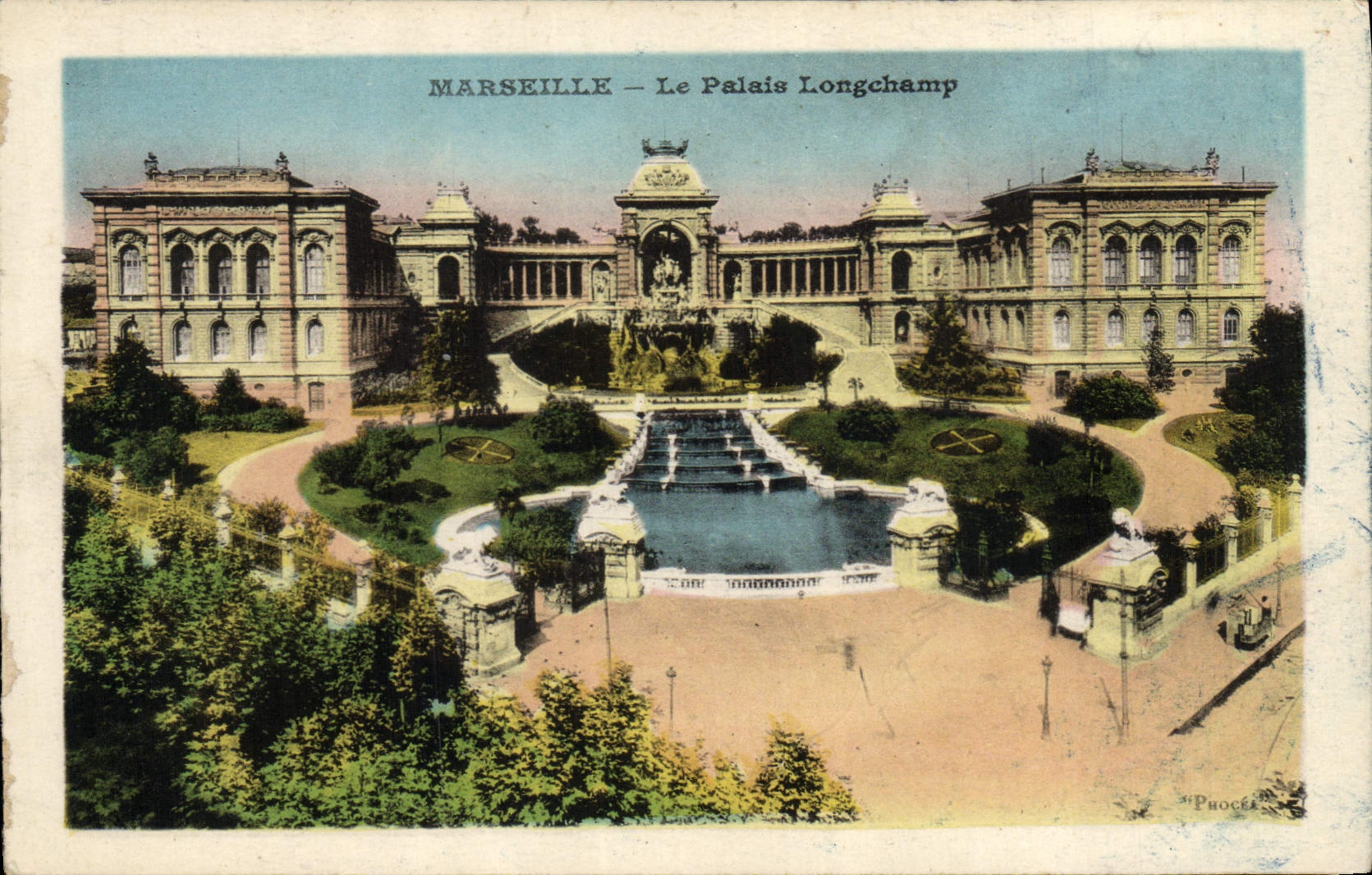 CPA Marseille Le Palais Longchamp