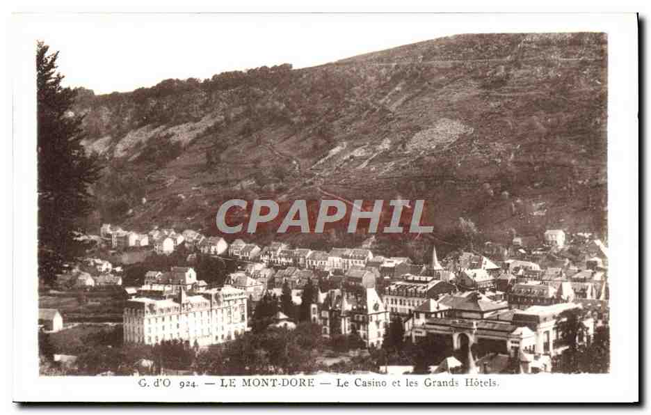 CPA Le Mont Dore Le Casino et les Grands hotels