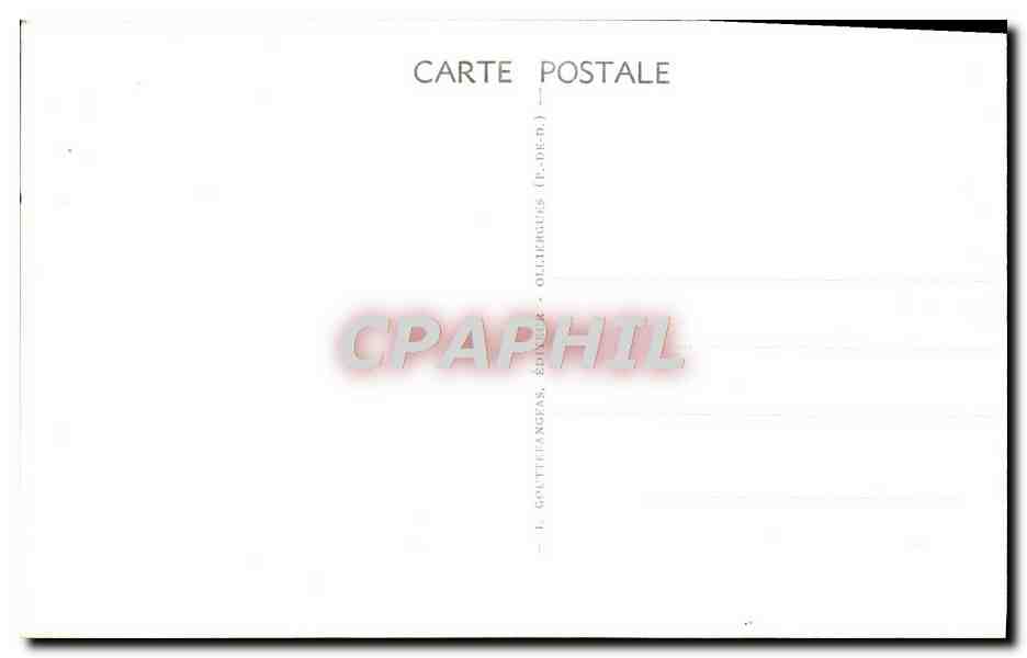 CPA L'Auvergne Le Mont Dore en hiver Vue generale — Verso