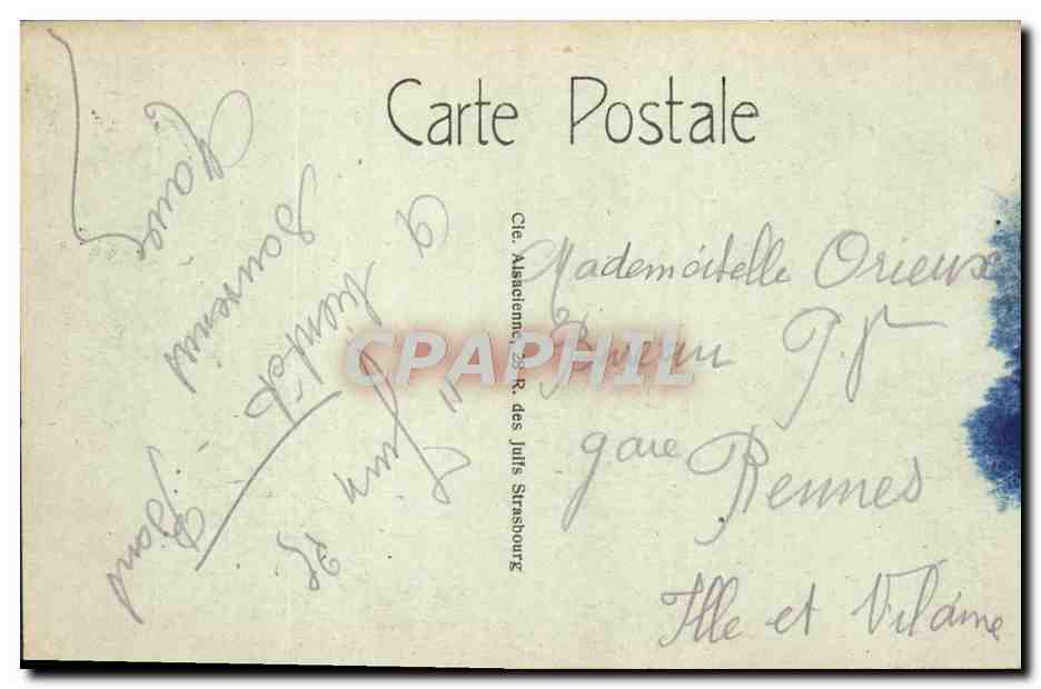 CPA Reims Place Drouet d'Erlon et Fontaine Sube Militaria  — Back