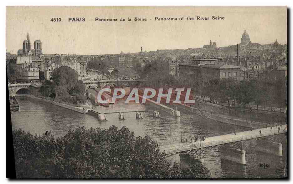 CPA Paris Panorma de la Seine 