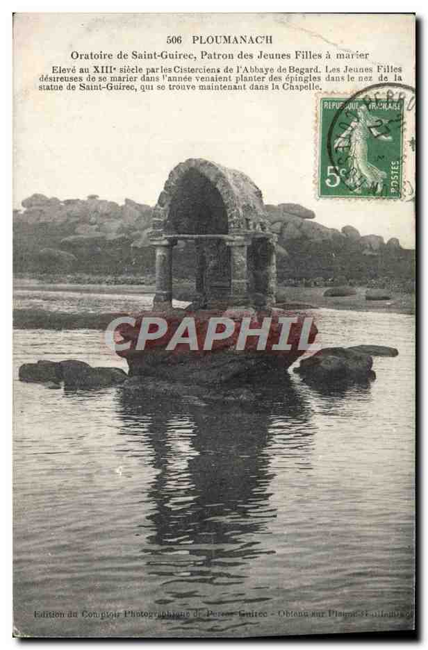 Oratoire de Saint-Guirec à Ploumanach — éditeur Compion Photographe de Perros-Guirec, n°506