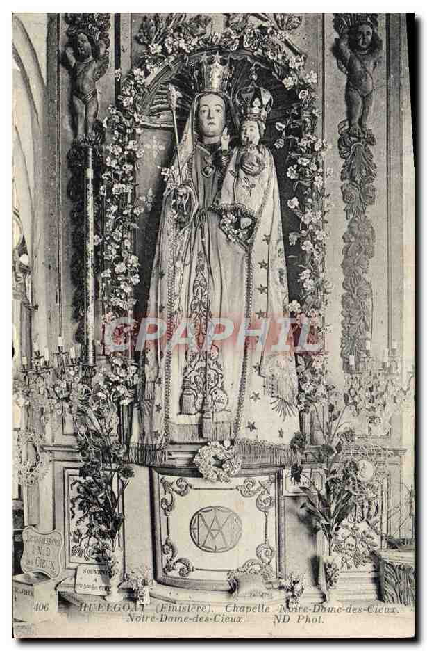 CPA Huelgoat Chapelle Notre Dame des Cieux 