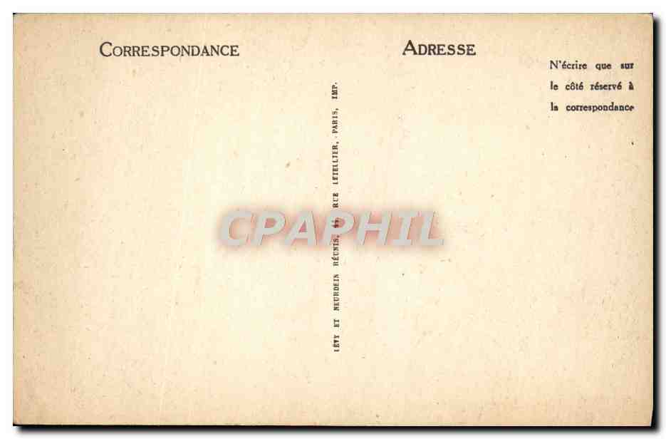 CPA Quimper La Cathedrale Portail Sud — Rückseite