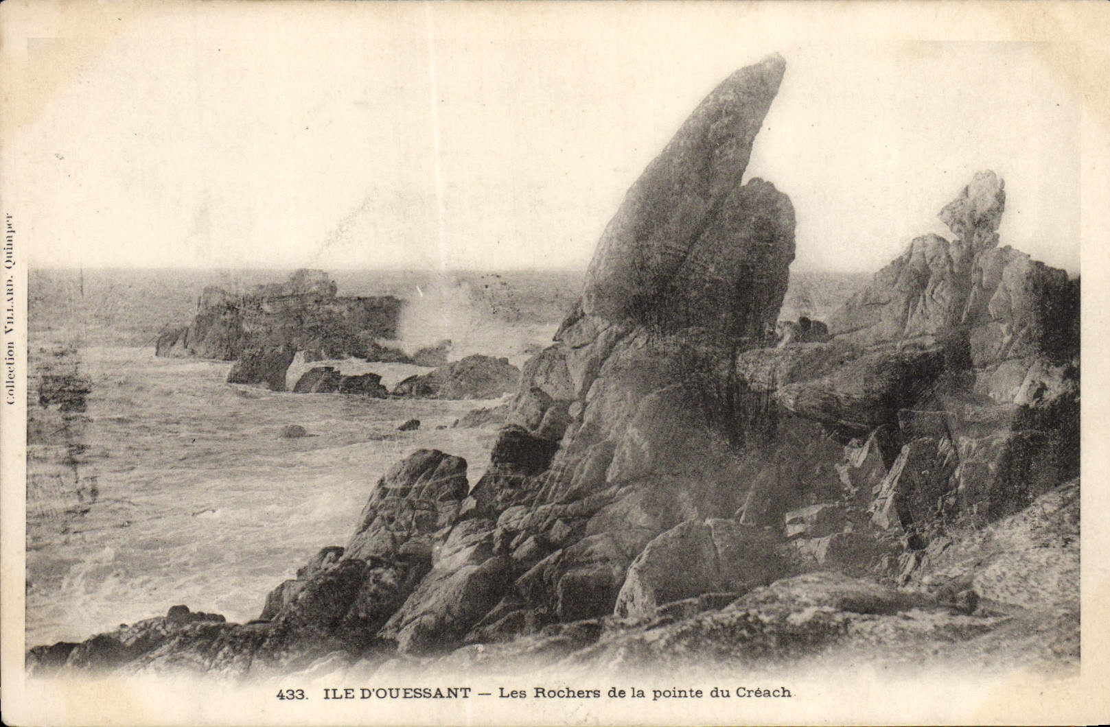CPA Ile D'Ouessant Les Rochers de La Pointe du Creach