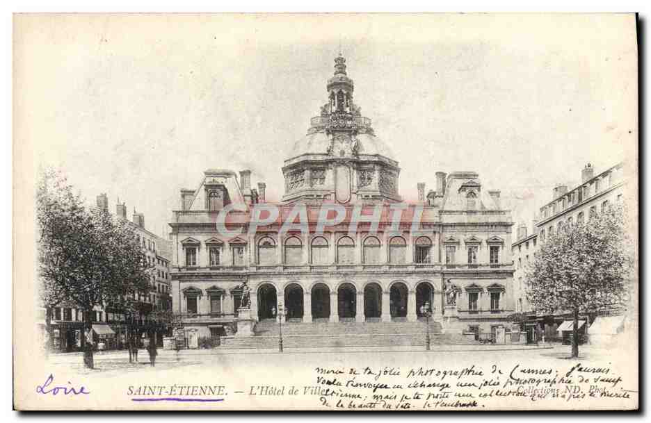 CPA Saint Etienne L'Hotel de Ville