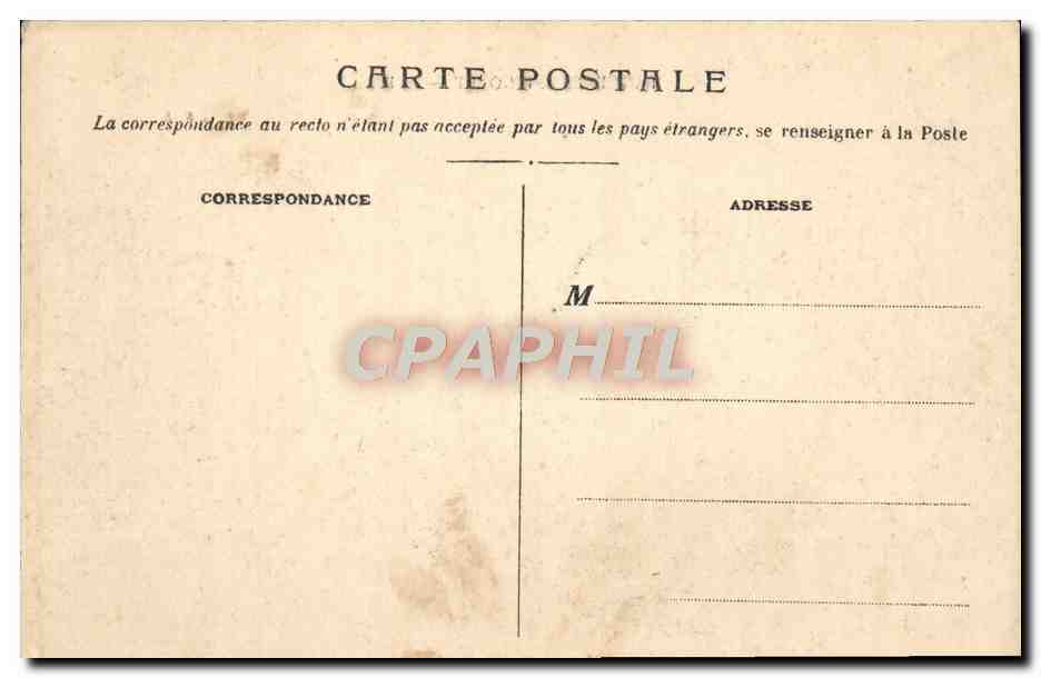 CPA Bagneres de Bigorre Le Bedat — Verso