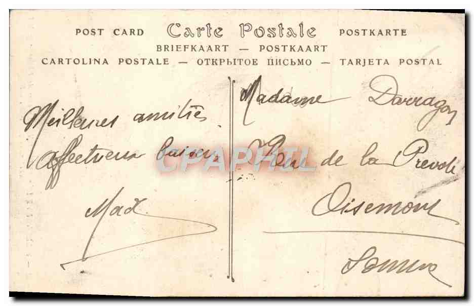 CPA Villeneuve Les Avignon La Tour de Philippe le Bel — Rückseite