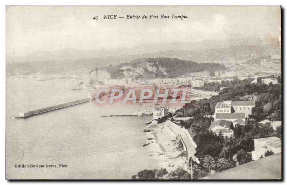 CPA Nice Entree du Port Baie Lympia