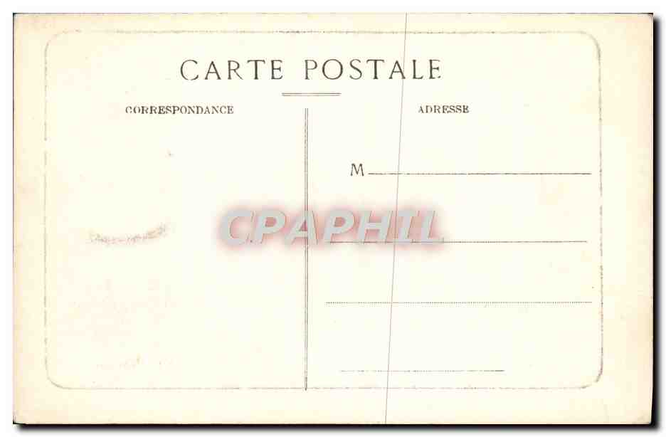 CPA Carcassonne Vue Generale du Nord Quest — Rückseite