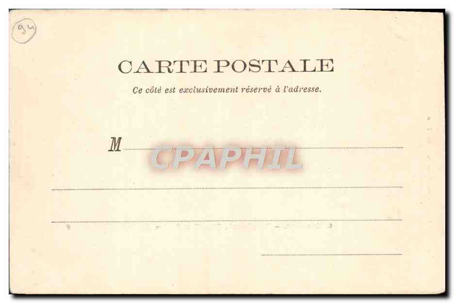 CPA Vincennes Vue Generale Chapelle et Donjon — Back