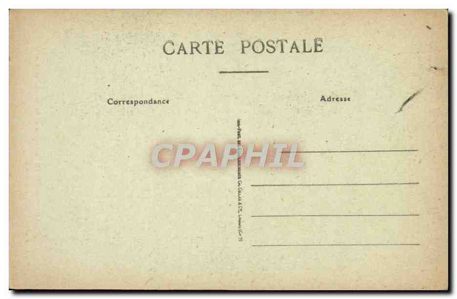 CPA Loublande Autel du Sacre Coeur — Rückseite
