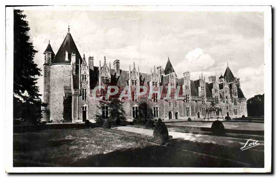 CPA Josselin Le chateau Facade inferieure
