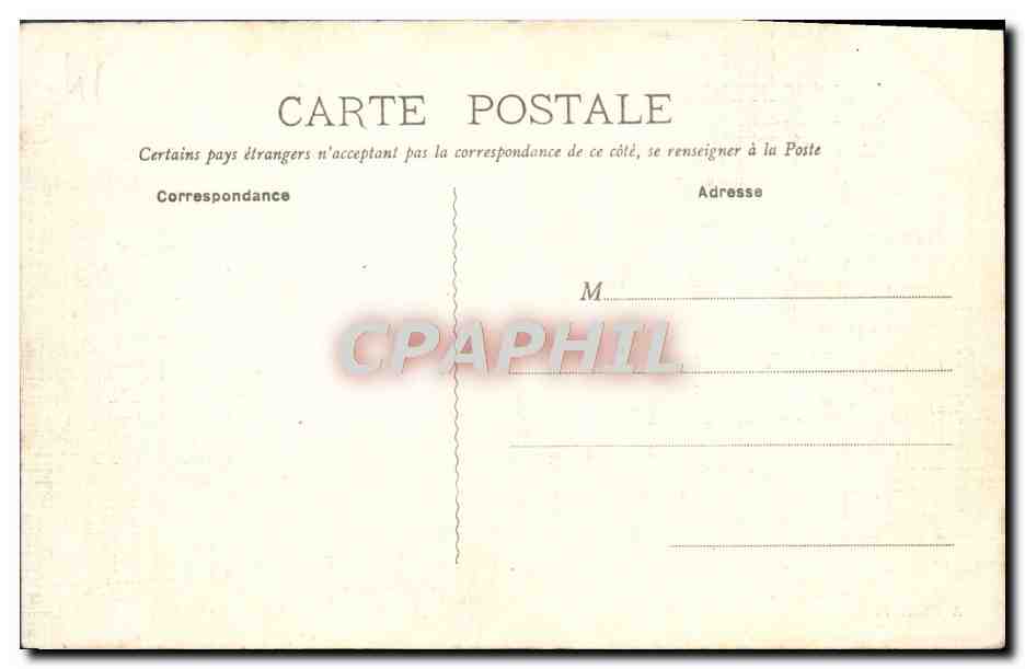 CPA Blois Eglise Saint Vincent de Paul (carte toilee) — Verso