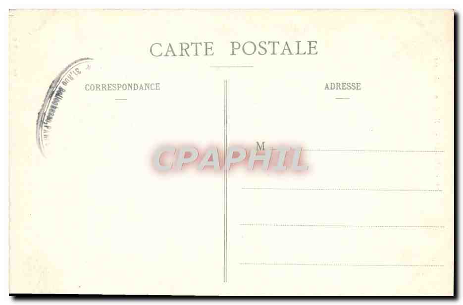 CPA Troyes L'Hotel de Vauluisant  — Back