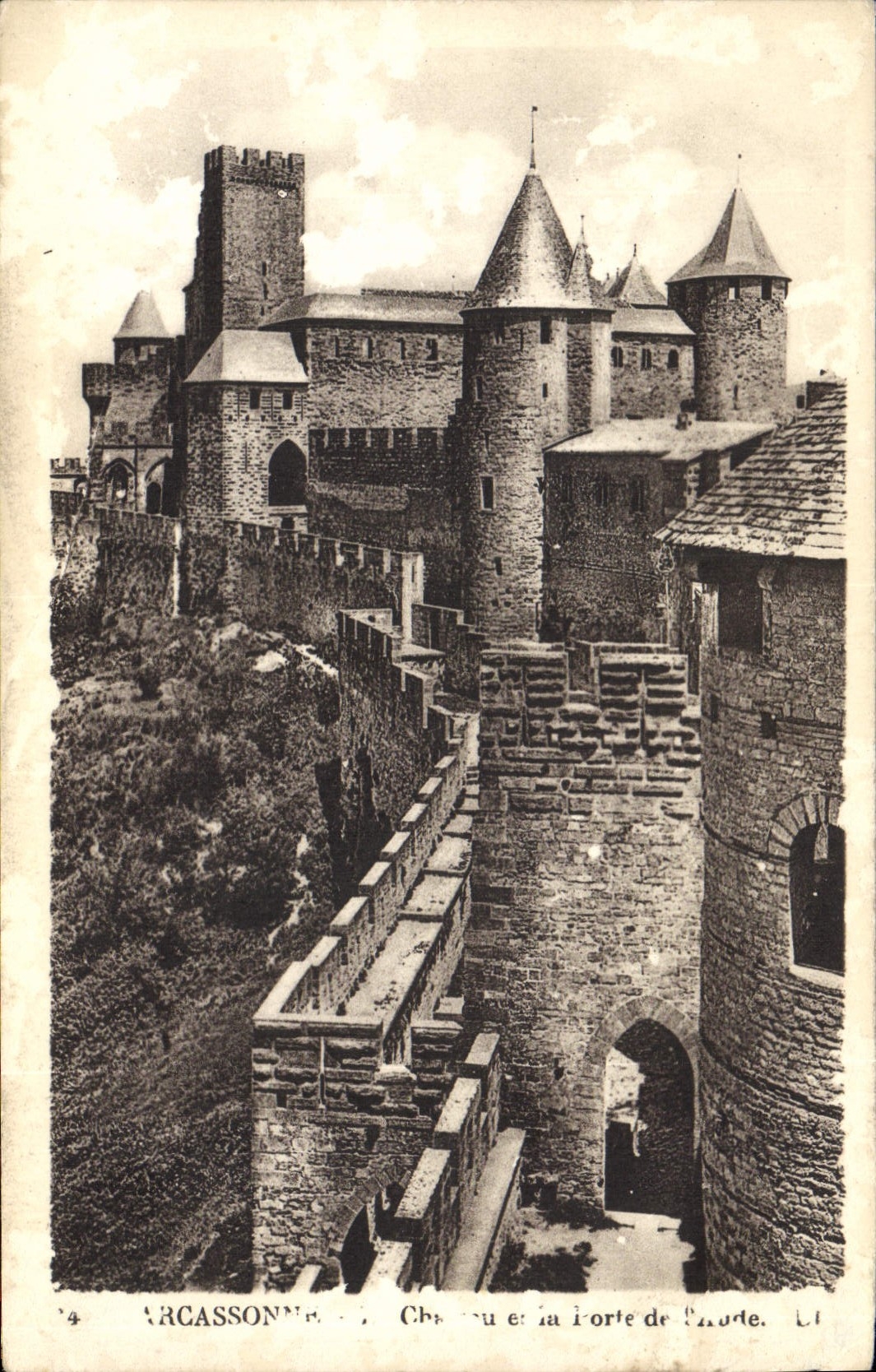 CPA Carcassonne Chateau