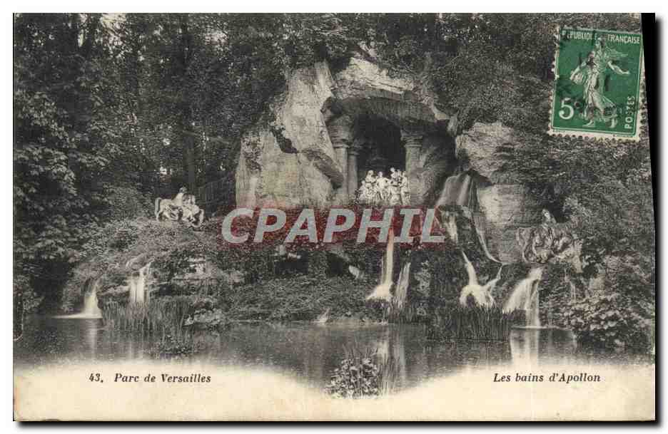 CPA Parc de Versailles Les bains d'Apollon