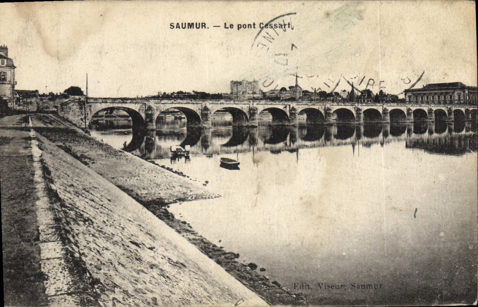 CPA Saumur Le Pont Cessart 