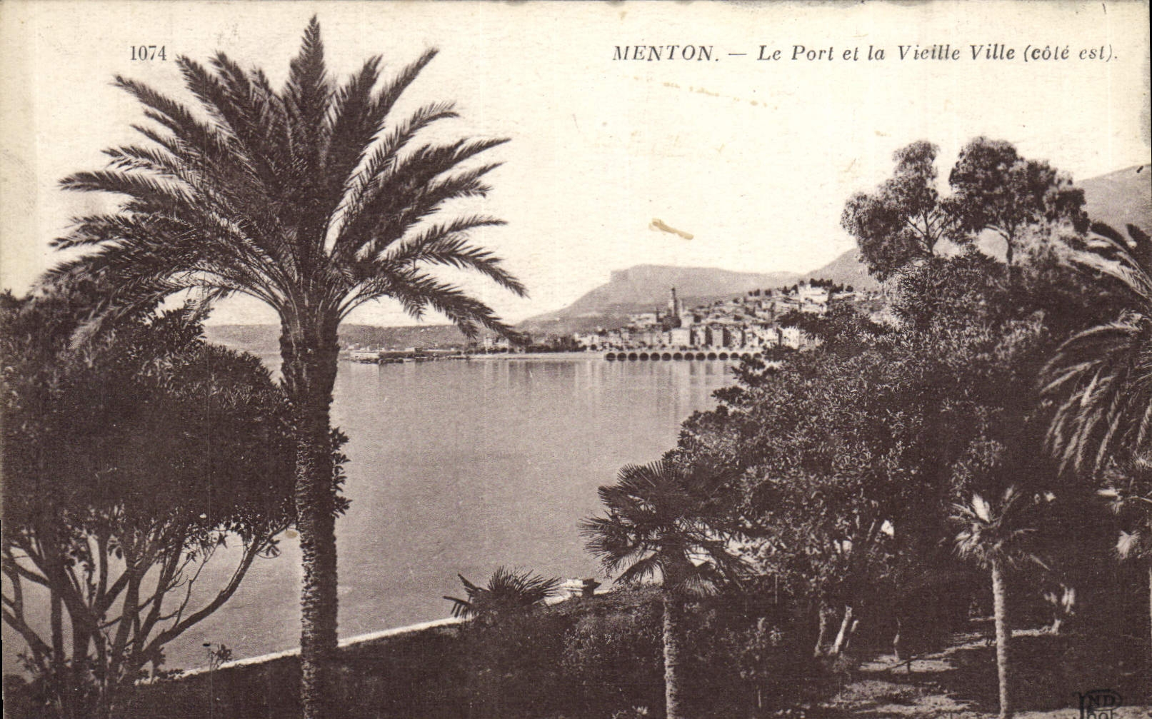 CPA Menton Le Port et la Vieille Ville 