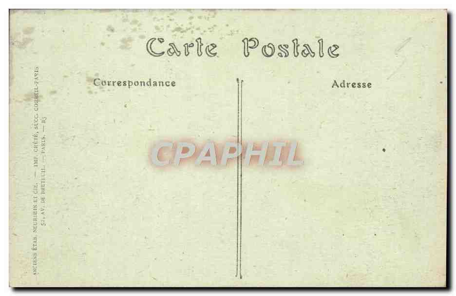 CPA Menton Le Port et la Vieille Ville  — Rückseite