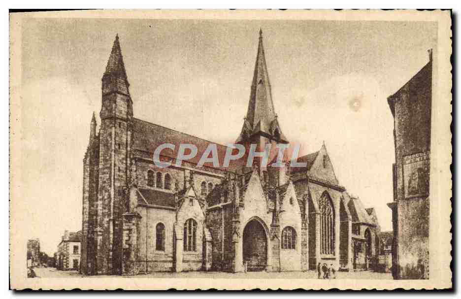 CPA Guerande La Collegiale Saint Aubin Cote meridional