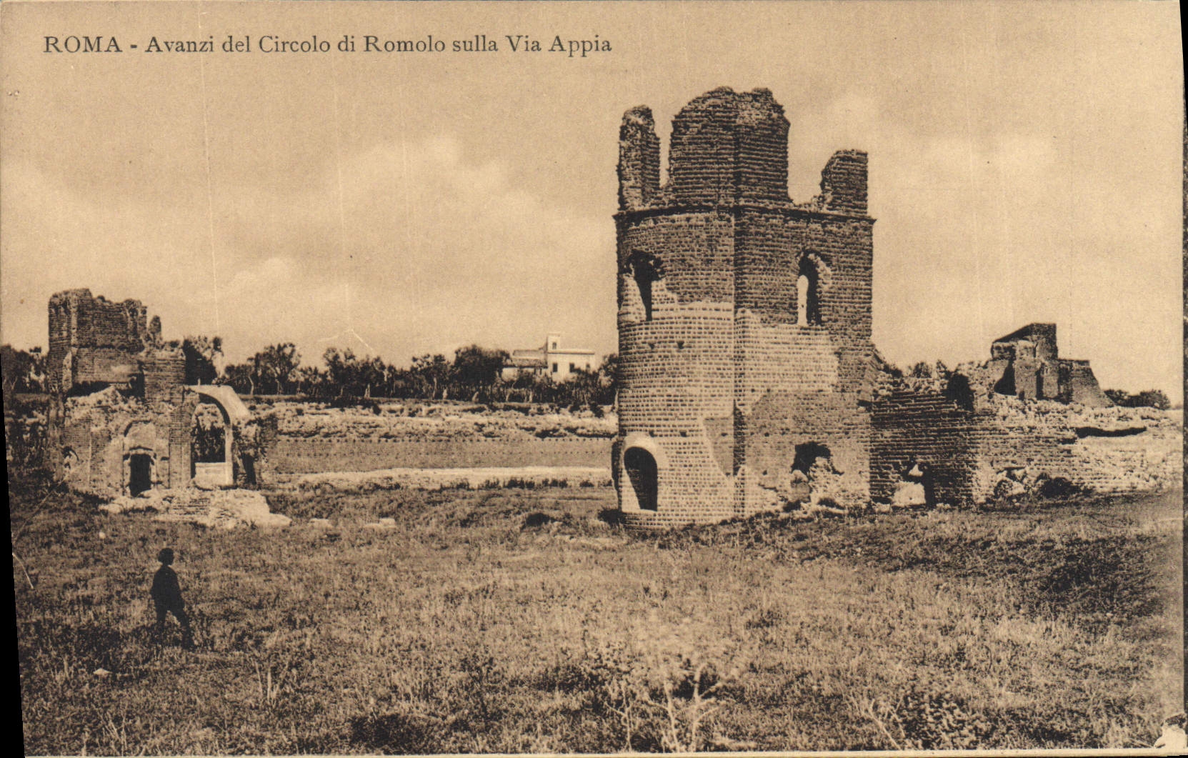 CPA Roma Avanzi del Circolo di Romolo sulla Via Appia