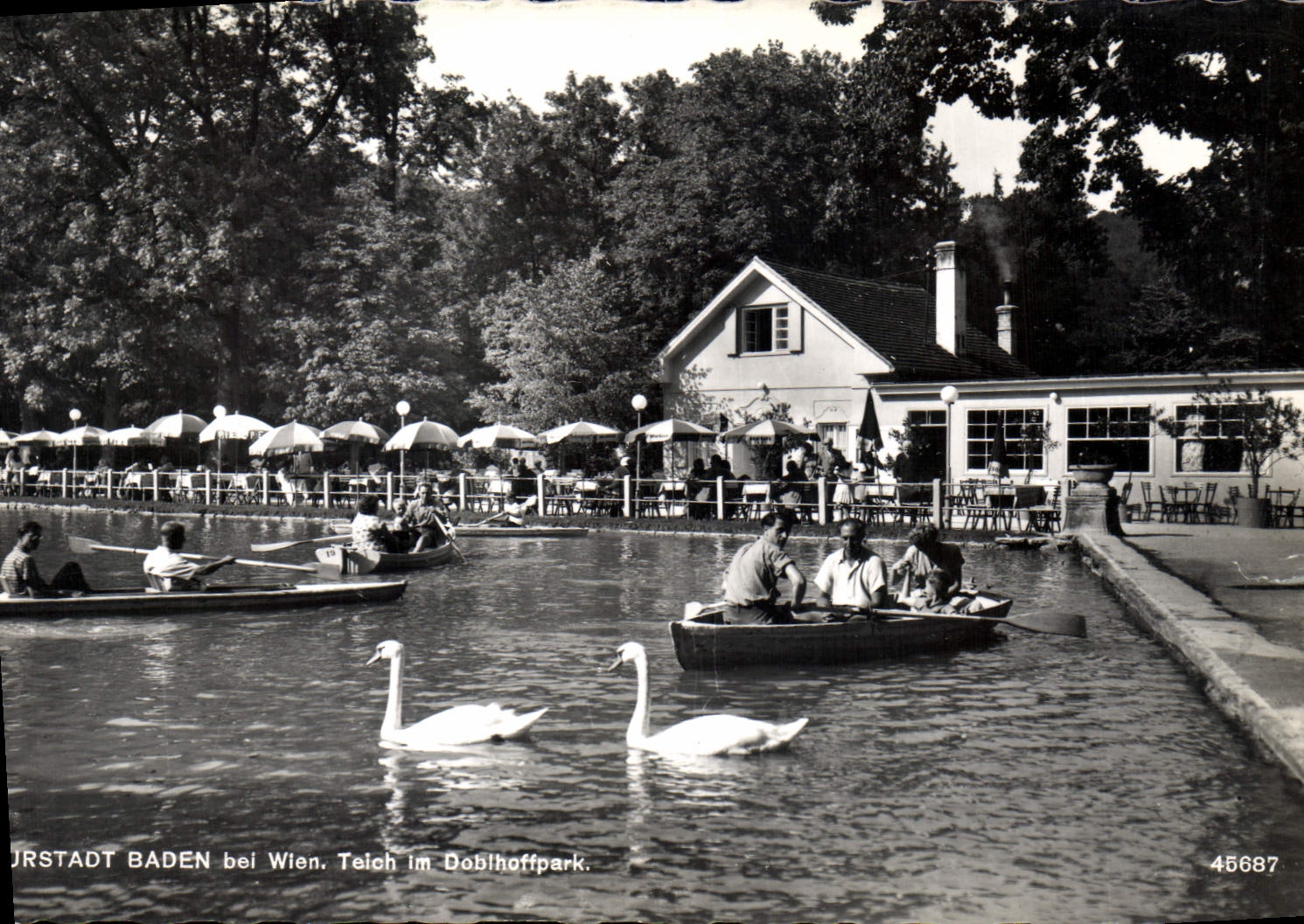 CPM Kurstadt Baden bei wien Teich im Doblhoffpark