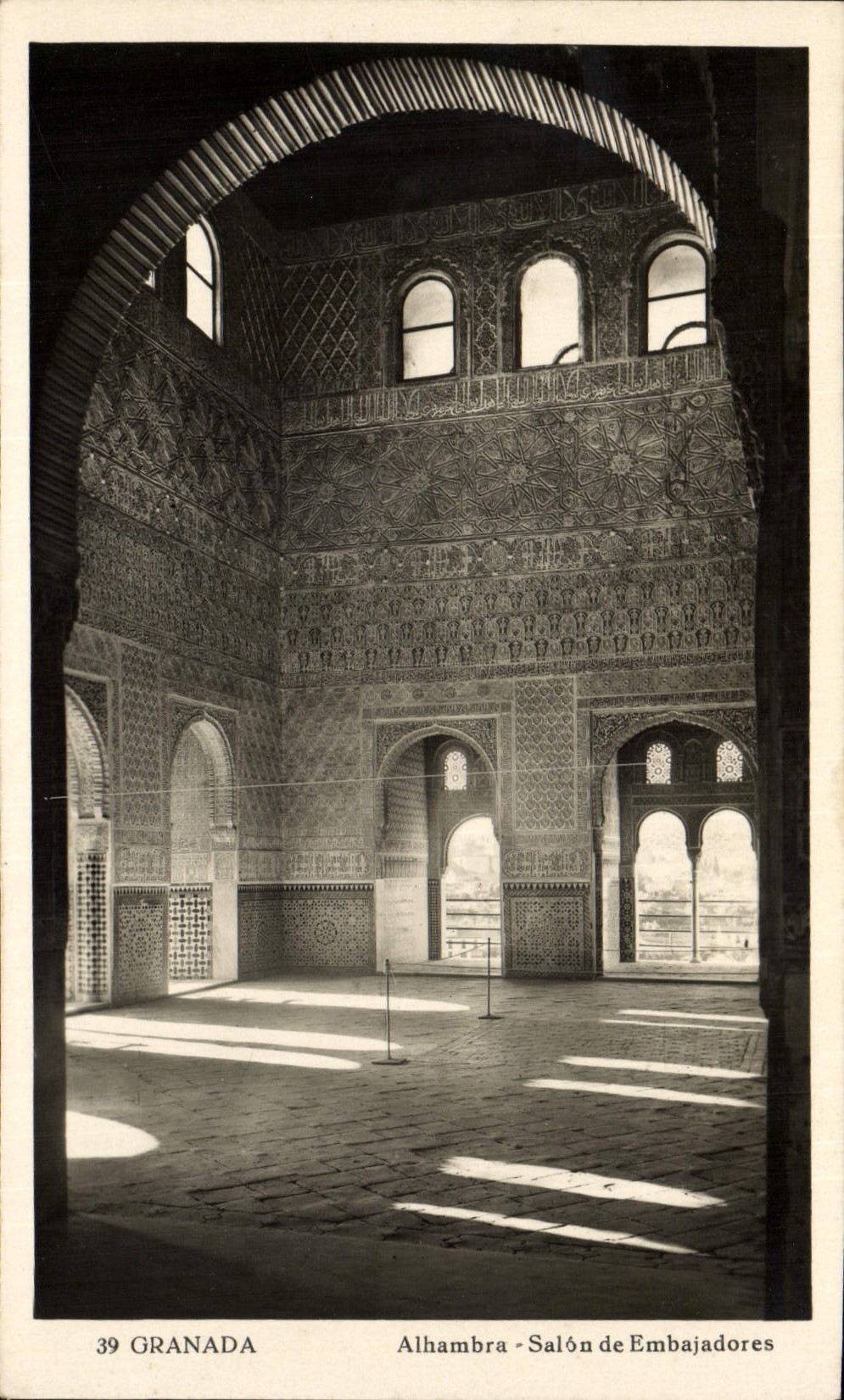 CPA Granada Alhambra Salon de Embajadores 