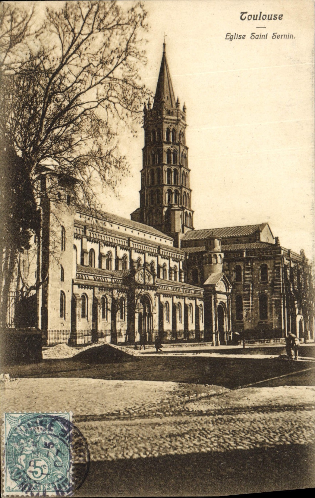 CPA Toulouse Eglise Saint Sernin 