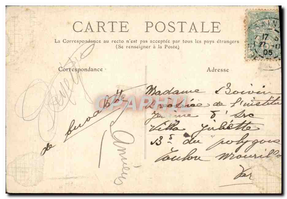 CPA Saintes — Back