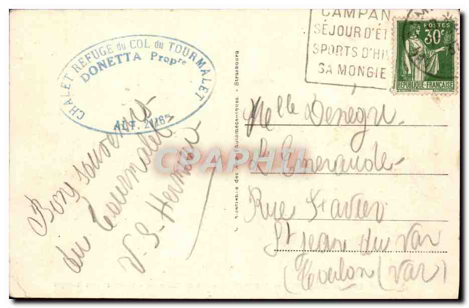 Env. de Bagnères de Bigorre — Le Col du Tourmalet — Descente vers Barèges — CPAPHIL — Reverso