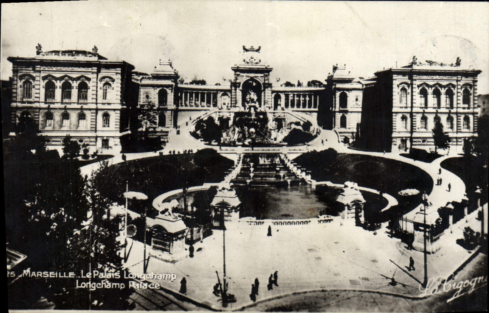 CPA Marseille Le Palais Longchamp 