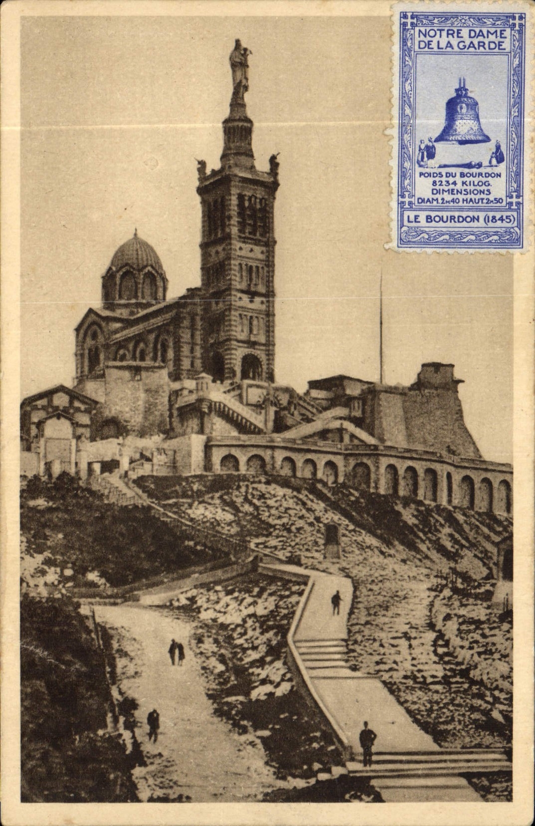 CPA Marseille Basilique Notre Dame de la Garde Vignette
