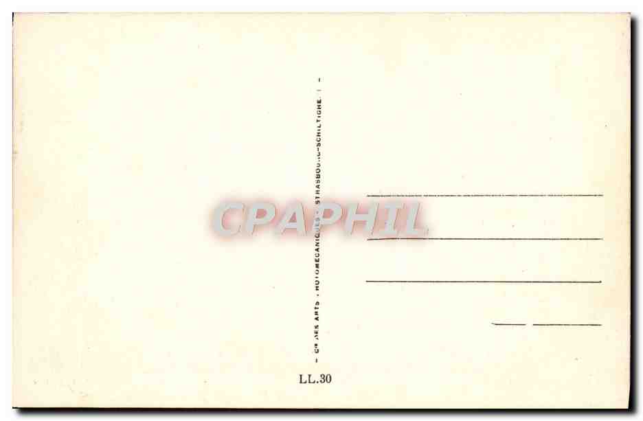 CPA Saint Nazaire L'eglise — Rückseite