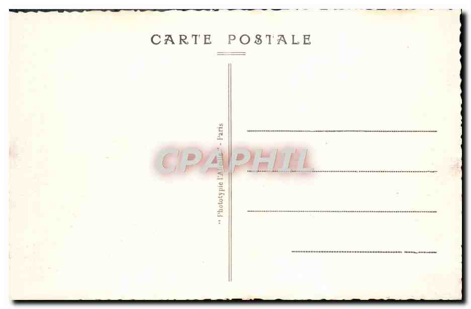 CPA Chateau De Carrouges Face Ouest Entree — Rückseite