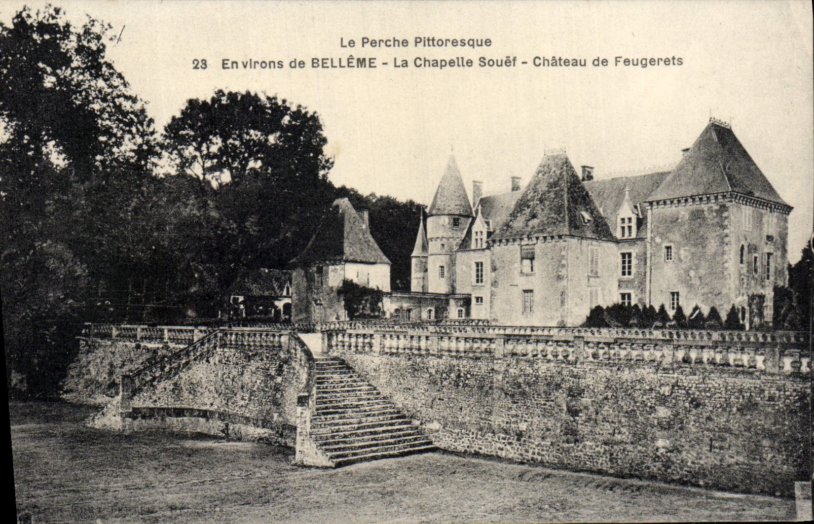 CPA Environs De Belleme La Chapelle Souef Chateau De Feugerets