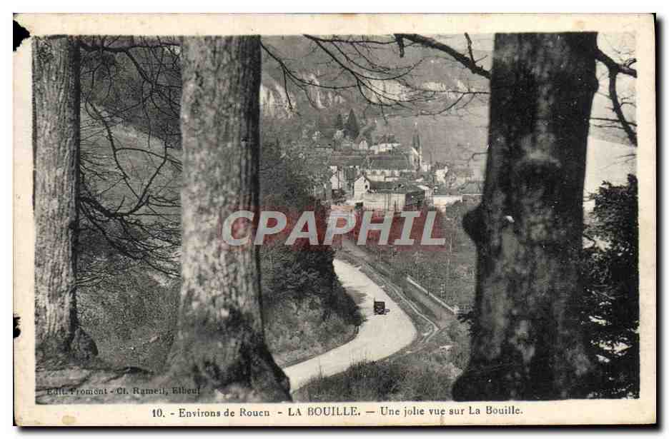 CPA Environs De Rouen La Bouille Une Jolie Vue Sur Bouille