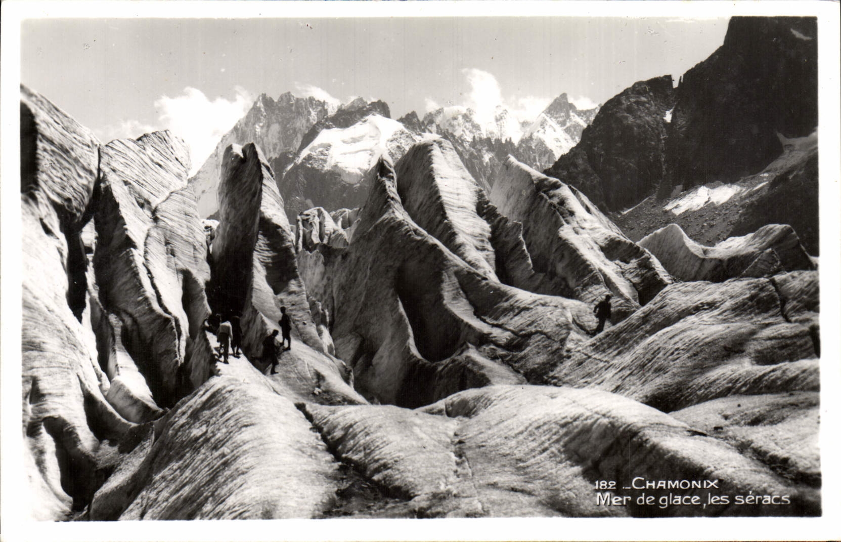 CPA Chamonix Mer De Glace Les Seracs