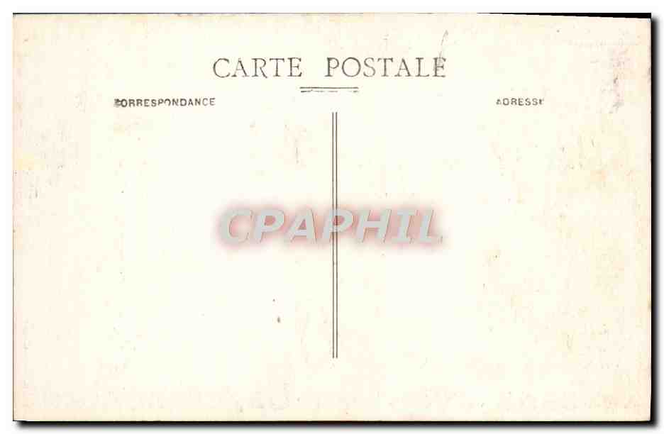 CPA La Cite De Carcasonne Vue Generale Du Sud — Rückseite