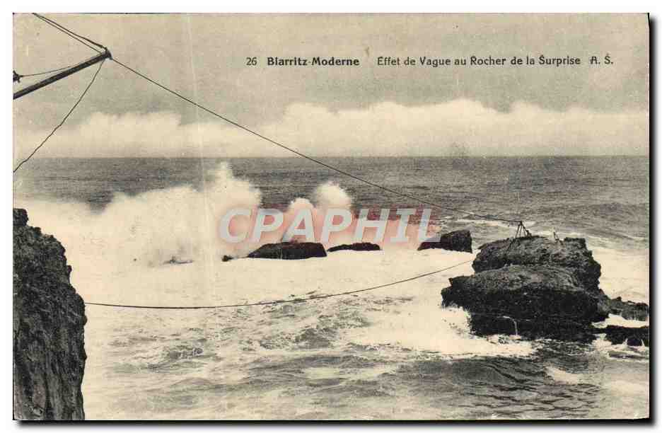 Biarritz - Effet de Vague au Rocher de la Surprise — A.S. — Série 26