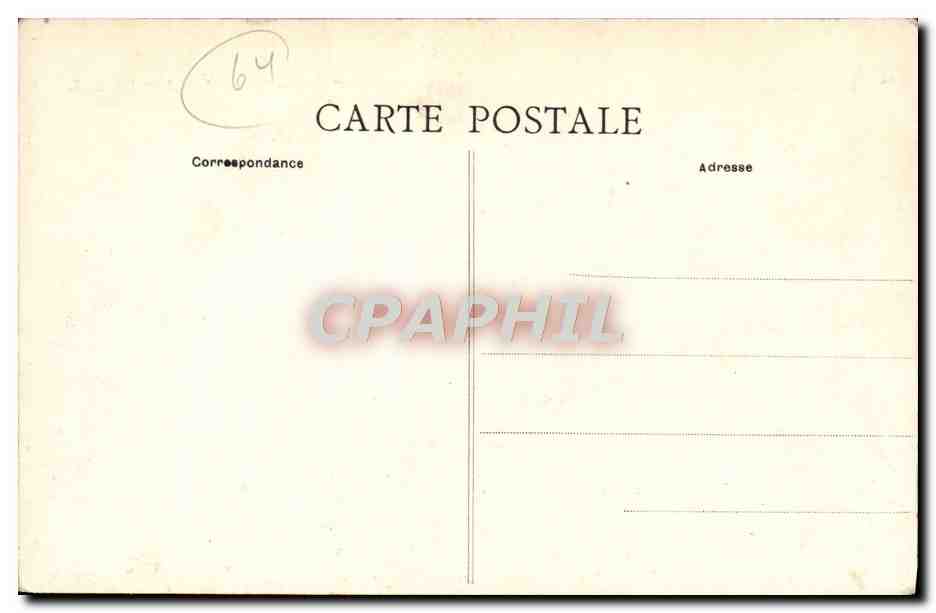 Biarritz - Effet de Vague au Rocher de la Surprise — A.S. — Série 26 — Verso