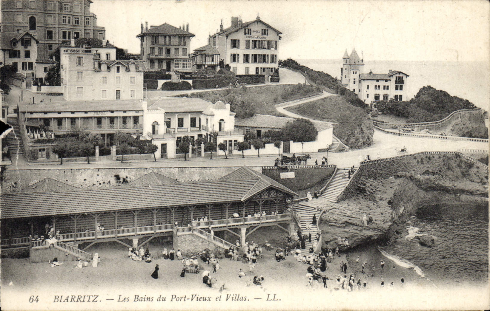 CPA Biarritz Les Bains du Port Vieux et Villas 
