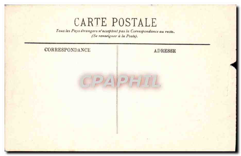 CPA Biarritz Les Bains du Port Vieux et Villas  — Verso