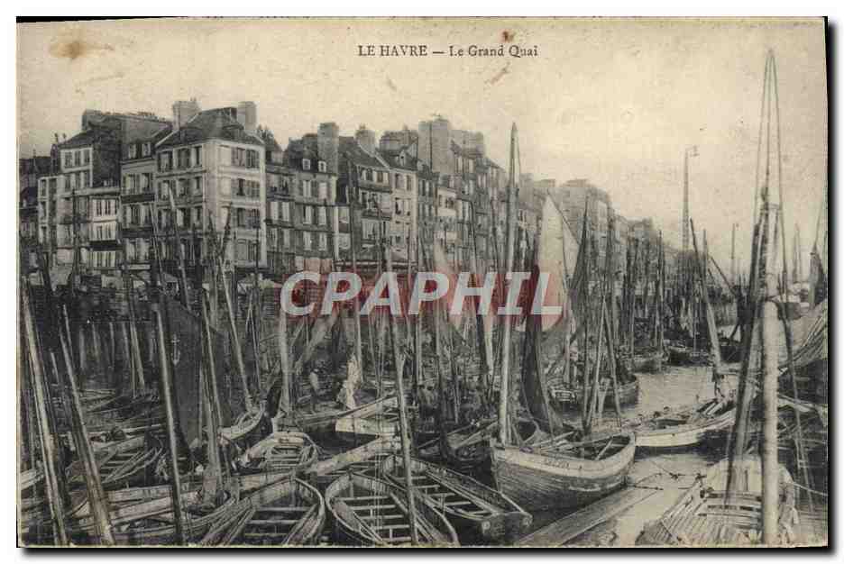 CPA Le Havre Le Grand Quai Bateaux